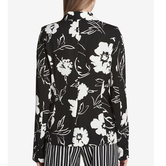 Calvin Klein Womens Shawl Collar Blazer Jacket - Picture 2 of 4